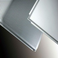 Aluminum Perforated Shopping Center Clip In False Metal Ceiling Tiles